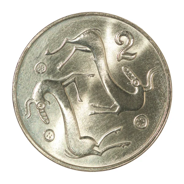 Chipre céntimos moneda —  Fotos de Stock