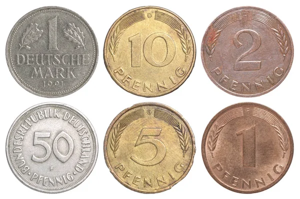 ドイツの古いコイン — ストック写真