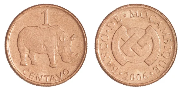 Moneta un centavo — Foto Stock