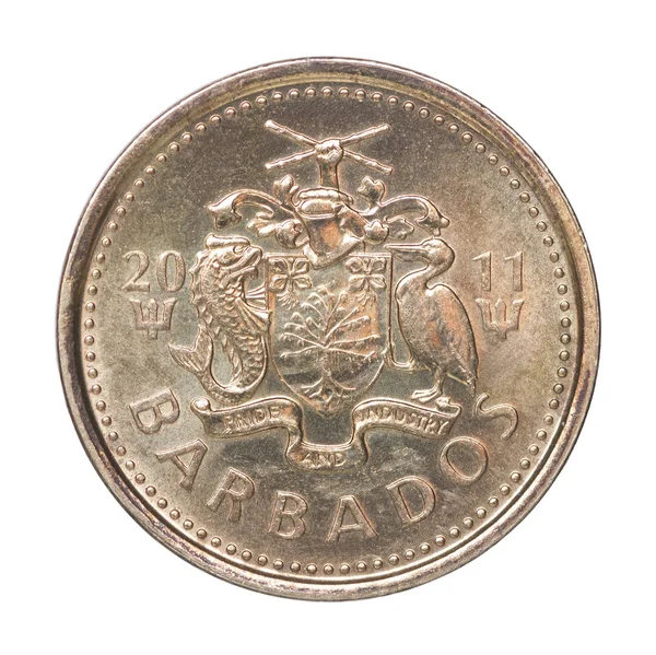 Барбадосская монета — стоковое фото