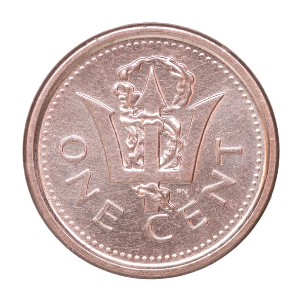 Moneta Barbados cent — Foto Stock