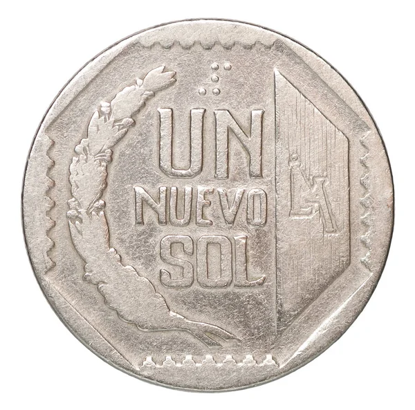 New Peruvian coin — Stock Photo, Image