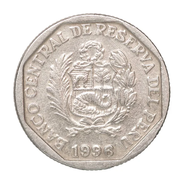 Новая монета Перу — стоковое фото