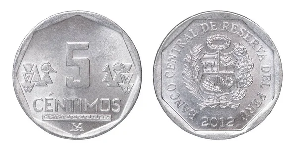 Moneda peruana nueva —  Fotos de Stock