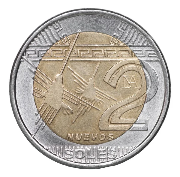 Moneda de suelas peruanas — Foto de Stock