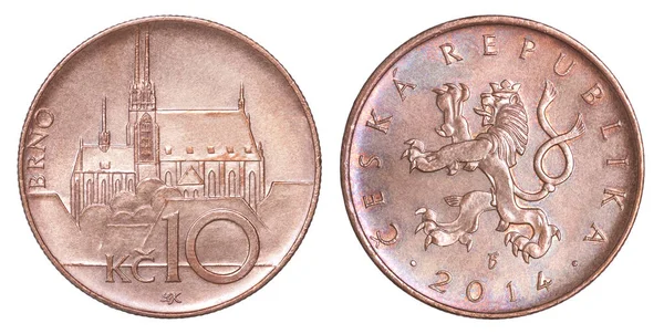 Coin Czech korun — Stock fotografie