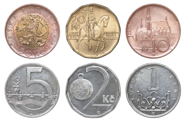 Coin Czech korun — Stock fotografie
