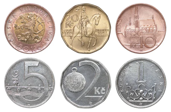 Coin Czech korun — Φωτογραφία Αρχείου