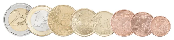 Set of Euro coins — Stock Photo, Image