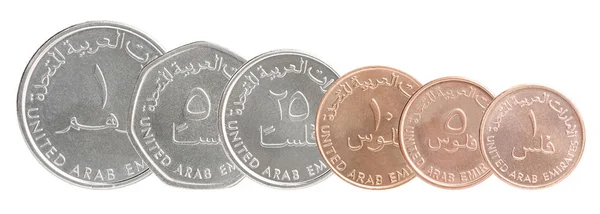 Emiratos Árabes Unidos Monedas — Foto de Stock