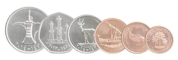 Emirati Arabi Uniti Monete — Foto Stock