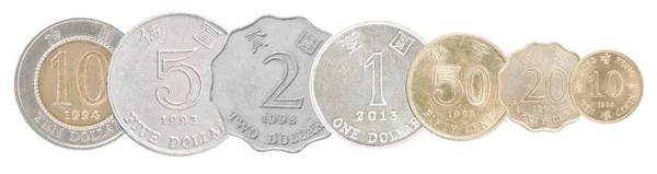 Hong Kong dollars coin — Stock Photo, Image