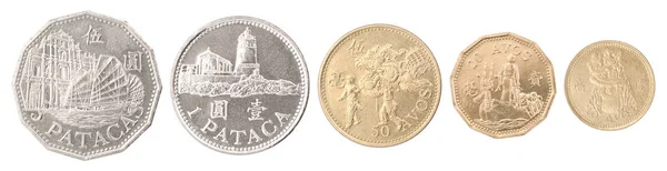 Macau plná sada mincí — Stock fotografie