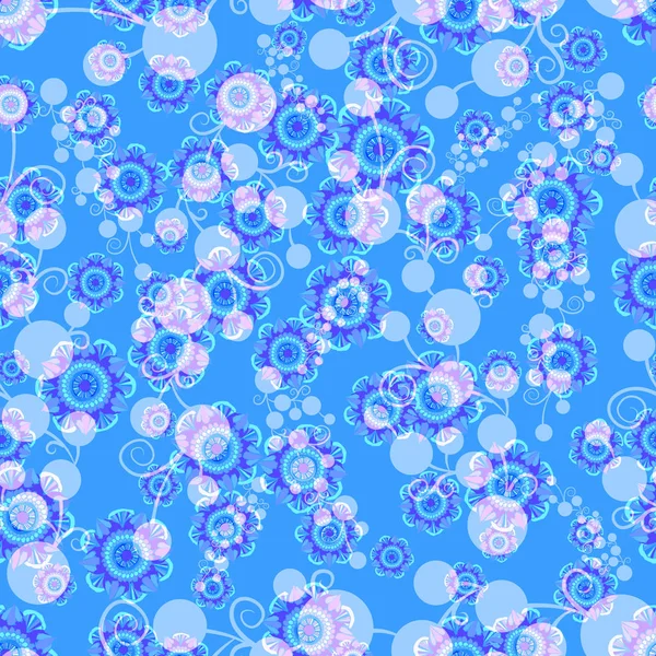 Seamless repeating floral pattern.Vector — Stock Photo, Image