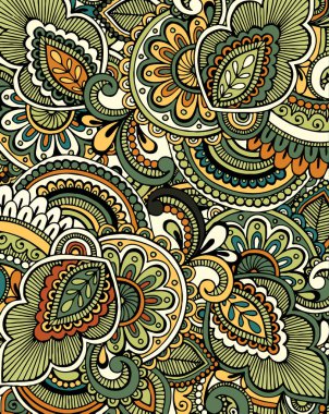 Soyut desen çiçek uydurdum. Vektör