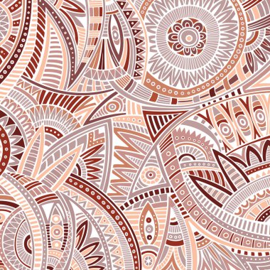 Soyut desen çiçek uydurdum. Vektör