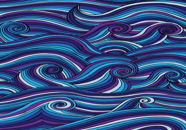 Fondo de color abstracto está imitando las ondas del mar.Vector — Vector de stock