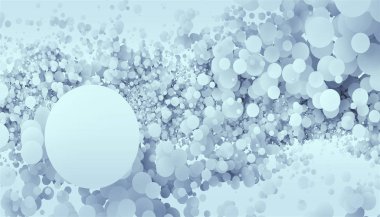 Soyut arka plan, dairelerin çoğulluğundan oluşur.