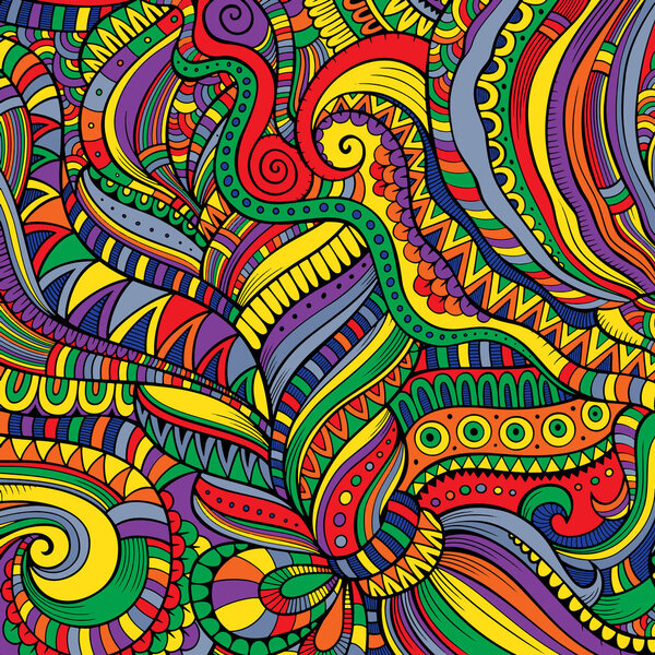 Abstract pattern made up of flower.Vector