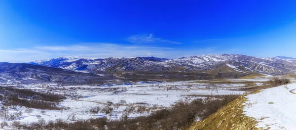 El camino al Parque Nacional Altiaghac.Azerbaiyán — Foto de Stock
