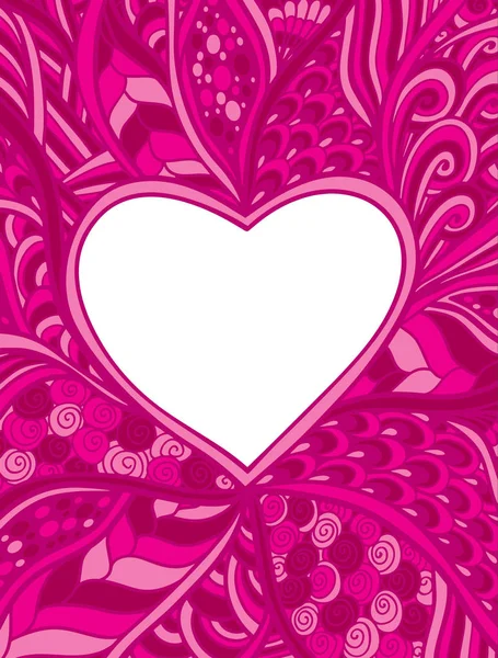 Sevgililer günü için hediye kartı. Vektör