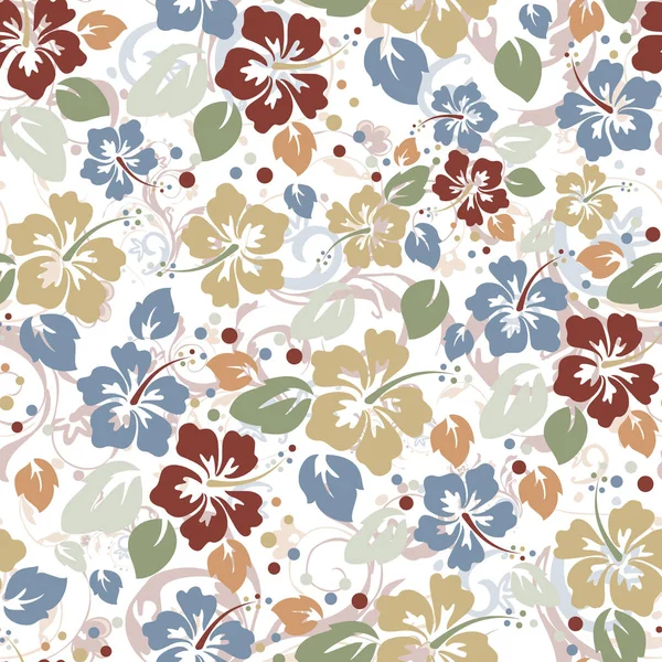 Seamless repeating floral pattern n.Vector — стоковый вектор