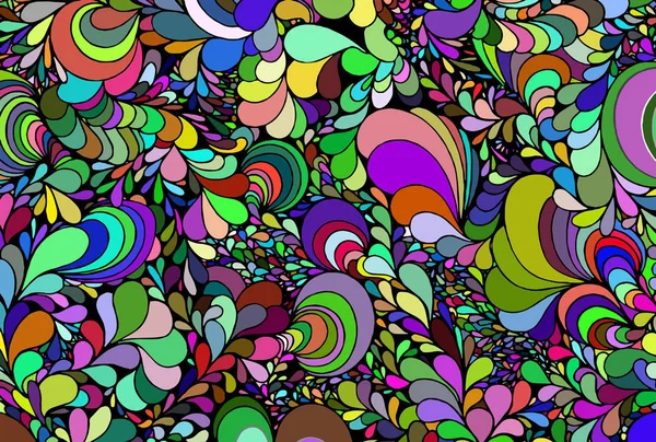 Абстрактный фон из разноцветных фигур. — стоковый вектор