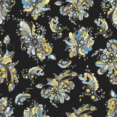 Dikişsiz yinelenen soyut desen