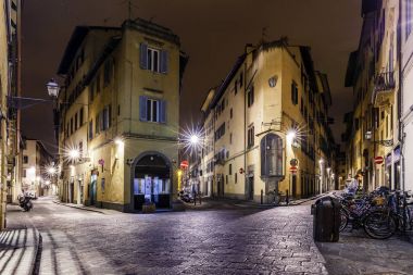 Florence.Italy gece labirentler