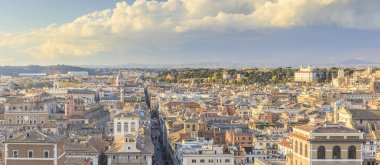 Rome.Italy tarihsel parçası Panoraması
