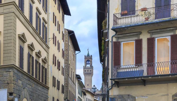 Narrow streets in Florence.Italy — Stock Photo, Image