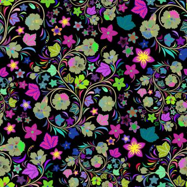 Çiçek sorunsuz yinelenen desen