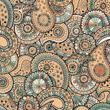 Desen renkli desenler buta oluşan. Vektör