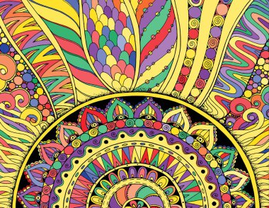 Farklı geometrik şekillerden arka plan