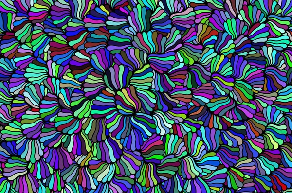 Fondo abstracto consistente en conchas de mar de colores — Archivo Imágenes Vectoriales