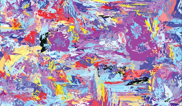 Der Hintergrund imitiert verschmierte bunte Farben an der Wand — Stockfoto