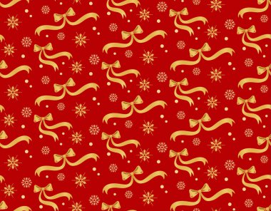 Seamless yinelenen yılbaşı modeli