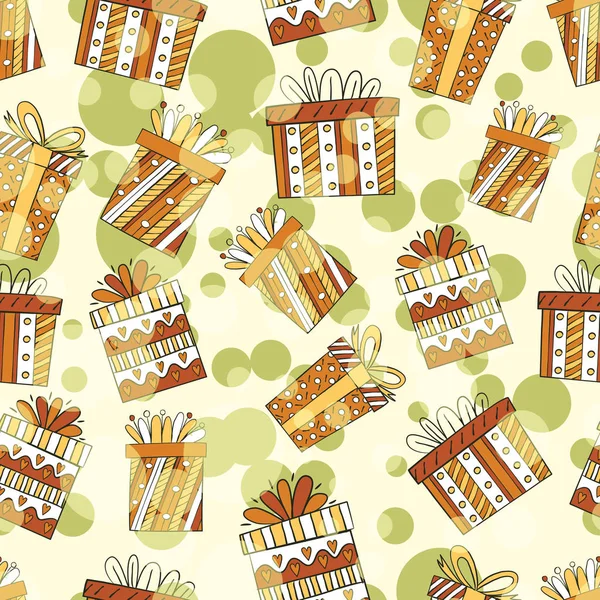 Hediye paketleri sorunsuz yinelenen desen