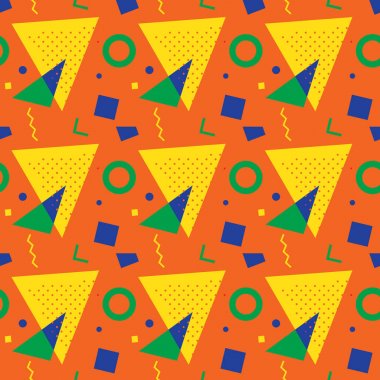 renkli geometrik desenler