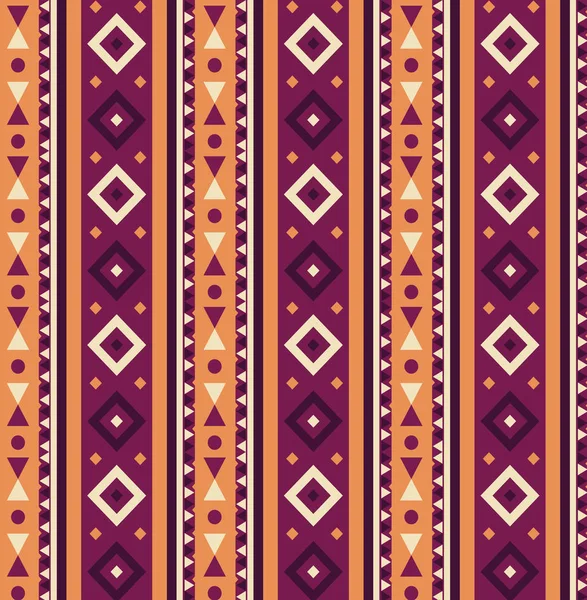 Patrones decorativos estilo étnico — Vector de stock
