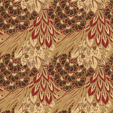 Kusursuz çiçek deseni