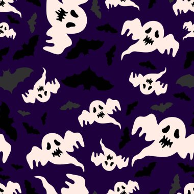 Hayaletler ve yarasalar seamless modeli