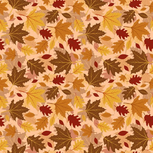 Sonbahar yaprakları ile Dikişsiz desen