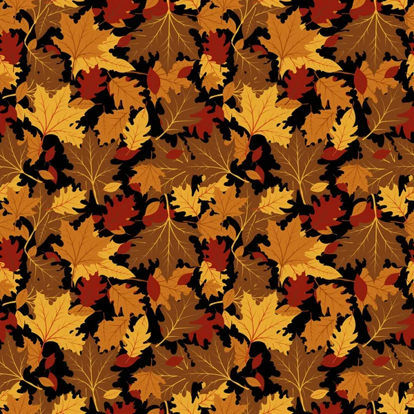 Sonbahar yaprakları ile Dikişsiz desen