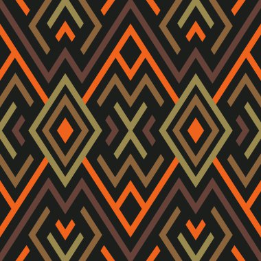 Sorunsuz modern geometrik sonbahar desenleri