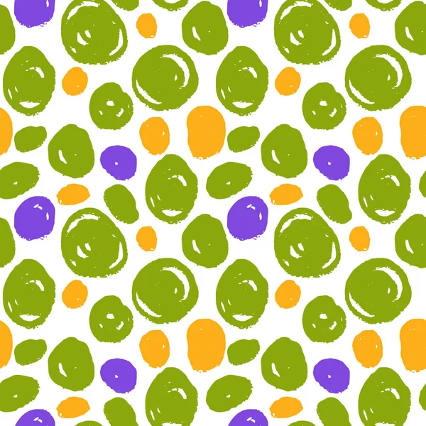 Kesintisiz renkli noktalı desenleri