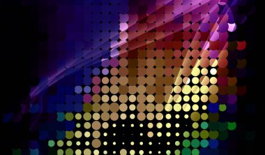 Yarı tonlar tarzı renkli arka plan