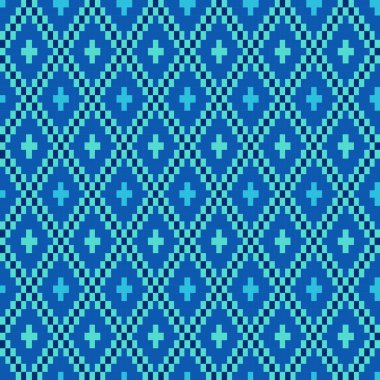 Piksel ile sorunsuz Kış desenleri