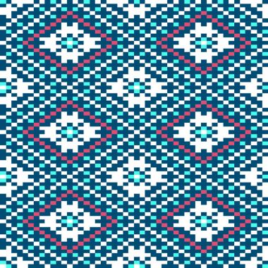 Piksel ile sorunsuz Kış desenleri