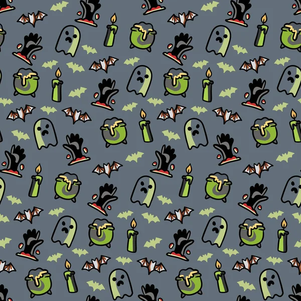 Cadılar Bayramı tasarımı için seamless modeli